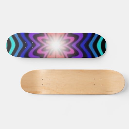 Kleurrijk Abstract skateboard (Horizontaal)