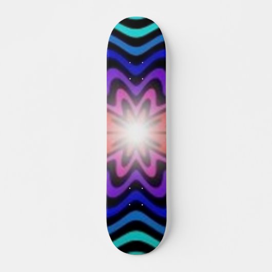 Kleurrijk Abstract skateboard (Voorkant)