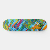 Kleurrijk Abstract skateboard (Horizontaal)