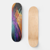 Kleurrijk Abstract skateboard (Voorkant)