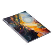 Kleurrijk, Abstract Sky Notitieboek (Rechterzijde)