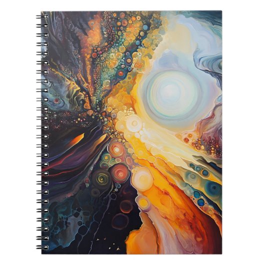 Kleurrijk, Abstract Sky Notitieboek (Voorkant)