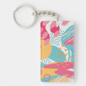 Kleurrijk Abstract Sleutelhanger (Voorkant)