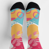 Kleurrijk Abstract Sokken (Top)