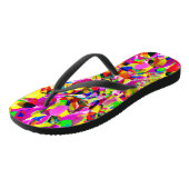 Kleurrijk Abstract Spectrum Patroon Teenslippers (Schuin)