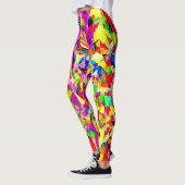 Kleurrijk Abstract spectrumpatroon Leggings (Links)