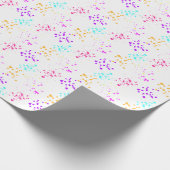 Kleurrijk Abstract Splashes Wrapping Paper Cadeaupapier (Hoek)