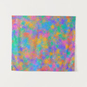 Kleurrijk Abstract Splatter ontwerp Wandkleed (Voorkant (horizontaal))