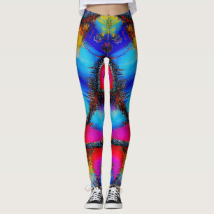 Kleurrijk Abstract Steekpatroon Leggings