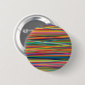Kleurrijk abstract strepenontwerp ronde button 5,7 cm (Voorkant /achterkant)