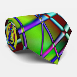 Kleurrijk Abstract Stropdas