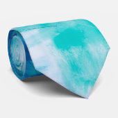 Kleurrijk Abstract Stropdas Blauw voor Homecoming (Opgerold)