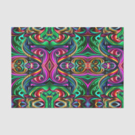 Kleurrijk Abstract Swirls Design Tissue Paper Tissuepapier