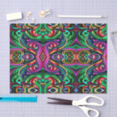 Kleurrijk Abstract Swirls Design Tissue Paper Tissuepapier (Craft)