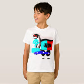 kleurrijk abstract t-shirt (Voorkant volledig)