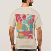 Kleurrijk Abstract T-shirt (Achterkant)