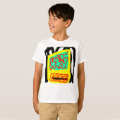 kleurrijk abstract t-shirt (Voorkant volledig)