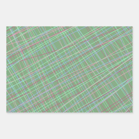 Kleurrijk Abstract tarantpatroon Inpakpapier Vel (Voorkant 3)