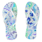 Kleurrijk Abstract Teenslippers (Voetbed)