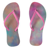 Kleurrijk Abstract Teenslippers (Voetbed)