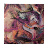 Kleurrijk abstract tegeltje (Voorkant)