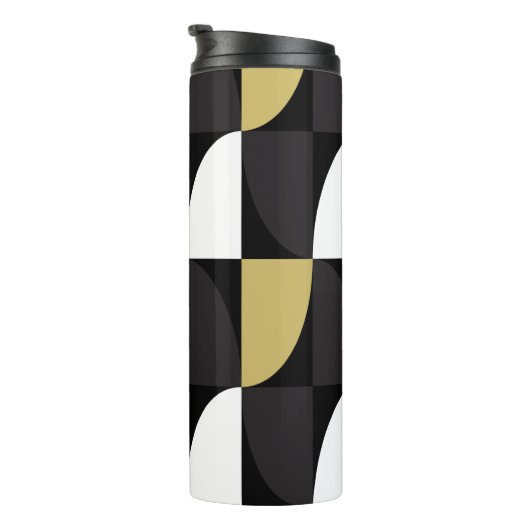 Kleurrijk Abstract Thermosbeker (Geroteerd rechts)