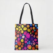 Kleurrijk Abstract Tote Bag (Voorkant)