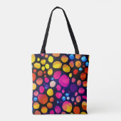Kleurrijk Abstract Tote Bag (Achterkant)