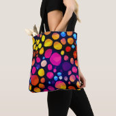 Kleurrijk Abstract Tote Bag (Dichtbij)