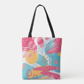 Kleurrijk Abstract Tote Bag (Achterkant)