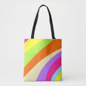 Kleurrijk abstract tote bag (Voorkant)
