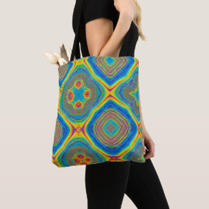 Kleurrijk Abstract Tote Bag