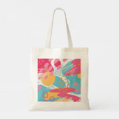 Kleurrijk Abstract Tote Bag (Achterkant)