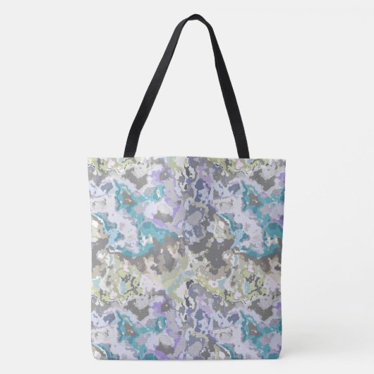Kleurrijk Abstract Tote Bag (Voorkant)