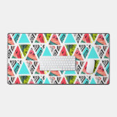 Kleurrijk Abstract tropisch patroon Bureaumat (Keyboard & Muis)