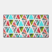 Kleurrijk Abstract tropisch patroon Bureaumat (Voorkant)