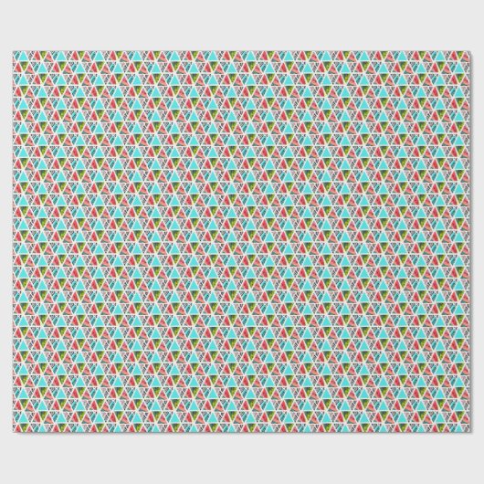 Kleurrijk Abstract tropisch patroon Cadeaupapier (Vlak)