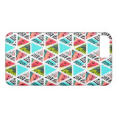 Kleurrijk Abstract tropisch patroon Case-Mate iPhone Case (Achterkant (Horizontaal))
