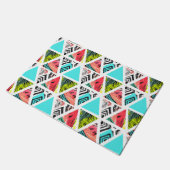 Kleurrijk Abstract tropisch patroon Deurmat (Schuin)