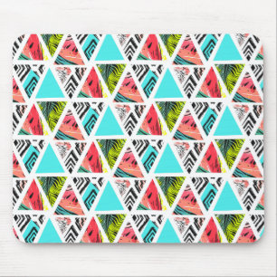Kleurrijk Abstract tropisch patroon Muismat