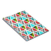 Kleurrijk Abstract tropisch patroon Notitieboek (Rechterzijde)