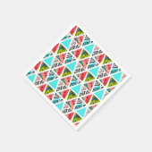 Kleurrijk Abstract tropisch patroon Servet (Hoek)