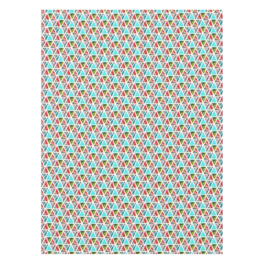 Kleurrijk Abstract tropisch patroon Tafelkleed (Voorkant)