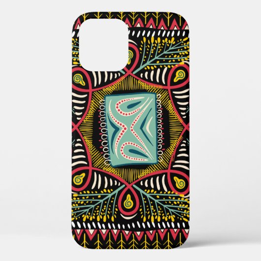 Kleurrijk abstract: vierkant zakontwerp. Case-Mate iPhone case (Achterkant)
