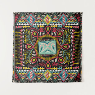 Kleurrijk abstract: vierkant zakontwerp. wandkleed