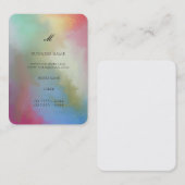 Kleurrijk Abstract Visitekaartje (Voorkant / Achterkant)