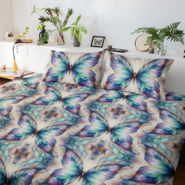 Kleurrijk abstract vlinderontwerp accent kussen