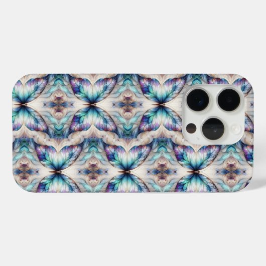Kleurrijk abstract vlinderontwerp Case-Mate iPhone case (Achterkant (horizontaal))