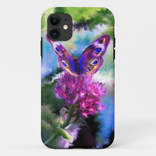 Kleurrijk Abstract vlinderschilderij Case-Mate iPhone Case (Achterkant)