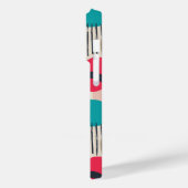 Kleurrijk abstract vormgrijppatroon Case-Mate iPhone case (Achterkant / Links)